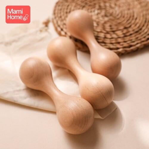 Baby Wooden Sand Hammer 1PCS Sand Hammer Rattle Musical Instrument Childrens Educational Toys Childrens gift Baby musical toys