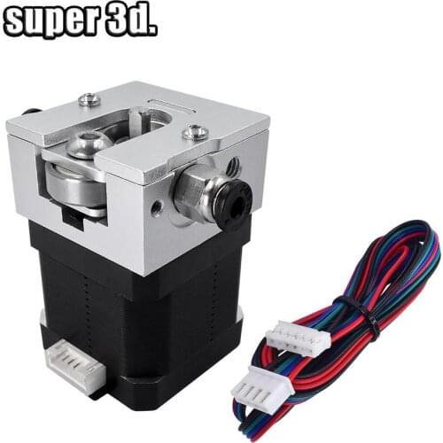 3D Printer Bulldog Extruder DIY kit Bowden All metal sliver 1.75 Aluminum with Nema 17 Stepper motor for Reprap mk8 e3d