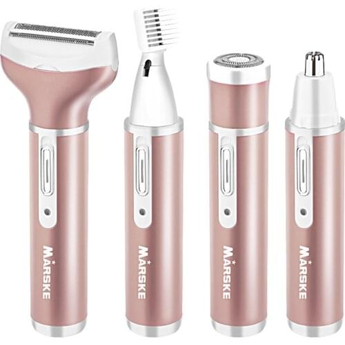 Electric Women Shaver Painless Hair Removal Epilator Shaving Machine Face Beard Eyebrow Nose Trimmer Body Bikini Electric Razor