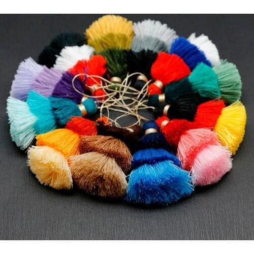 Hot Selling 1pcs 3Layers Poly Tassel Charm Key Chain/Cellphone Pendant &DIY Crafts/Garment/Curtain Decoration Accessories