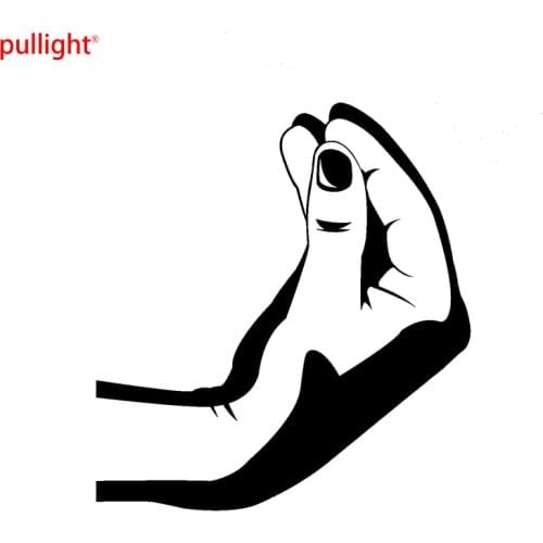 Hot Sell Italian Hand Meme Funny Car Window Bumper Vinyl Decal Car Sticker Jdm