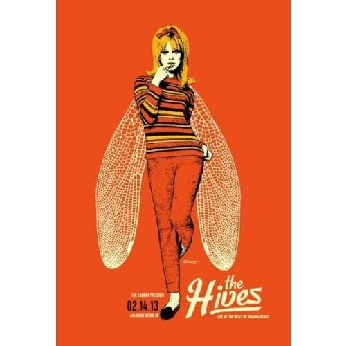 The Hives METAL TIN SIGN POSTER WALL PLAQUE
