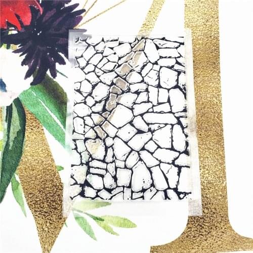 Marble Pattern Stamping Clear Stamp Transparent Silicone Seal DIY Card Album Decoration Hand Account Rubber Stamp