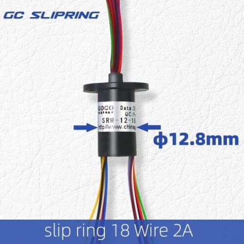 Slip- ring sliprings18 wire od12.8mm toy slip ring awg30 color wire 0.7mm