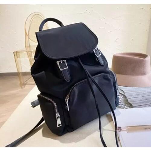 New Solid Color Mens and womens Travel Backpacks Lightweight Casual Oxford Cloth Backpacks Large Capacity Computer Bags