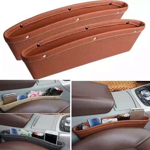1pc Car Seat Gap Filler Organizer Drop Catcher Pocket Between Seat And Console Car Side Stowing Holder For Phone Accessories A30