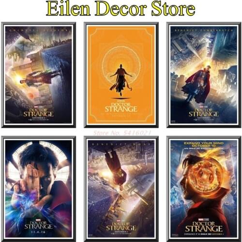 Doctor Strange Movie Poster Wall Decoration Vintage Style Movie Poster Art Print Vintage Style Poster Classic Film 42X30cm