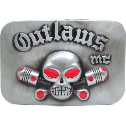 New Arrived Outlaws buckle for Motorcycle Club biker clothing belt buckle Accessoies