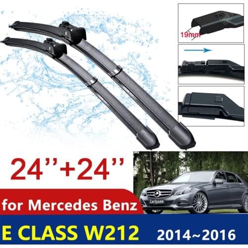 Car Wiper Blade for Mercedes Benz E Class W212 2014~2016 2015 E250 E300 E350 E400 E550 E63 Windshield Wipers Car Accessories
