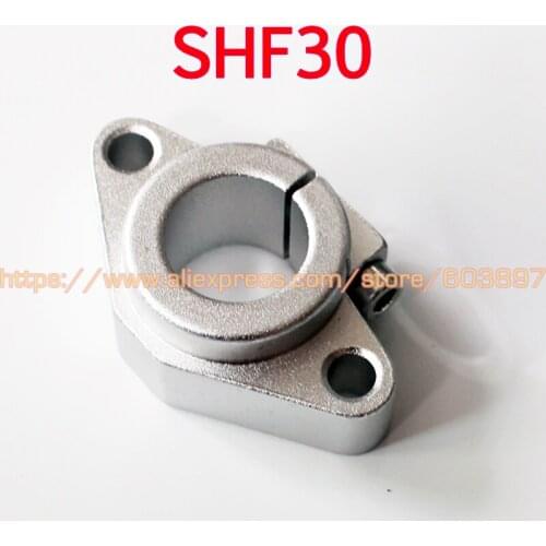 SHF30 Linear Rod Rail Shaft Support XYZ Table CNC route, shaft end supports horizontal type