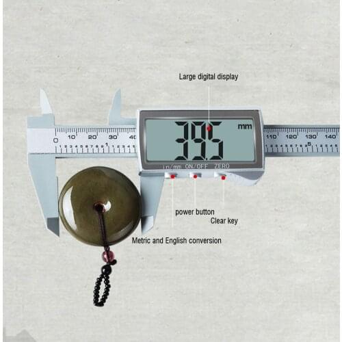 100/150mm Full Screen Plastic Electronic Digital Caliper Home High-Precision Measuring Instrument Vernier Caliper Measuring Tool