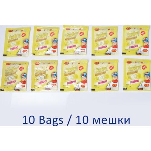 Car Washing Powder (Shampoo) for BEARFORCEs Foam Lance (10 bags/ Pack)