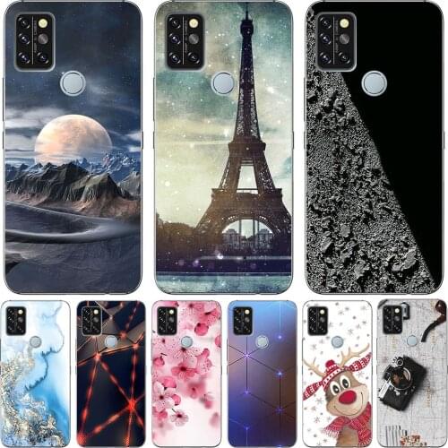 Phone Bags & Cases For UMIDIGI A9 A9 Pro A9 Max 2020 Cover Soft Silicone Fashion Marble Inkjet Painted Shell Capa