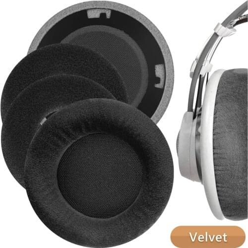 Comfort Velour Replacement Ear Pads for AKG K701, K702, Q701, Q702, K601, K612, K712 Headphones Earpads, Headset Ear Cushion Rep