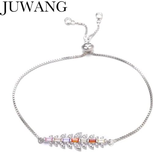 Luxury Zircons Adjustable Bracelets For Women Pulseras Mujer CZ Crystal Female Jewelry For Wedding 2019 New Bracelet