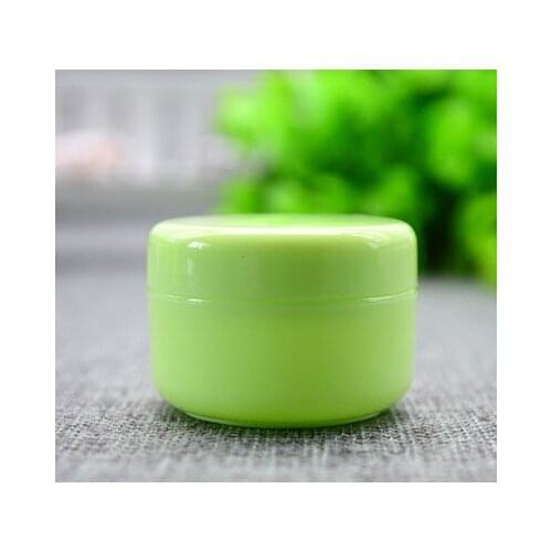 100pcs 20G/ML Empty Plastic Colorful Jar ,Containers Refill 20g Cosmetic Cream Lotion Bottle ,Makeup Craft Ointment Travel jars