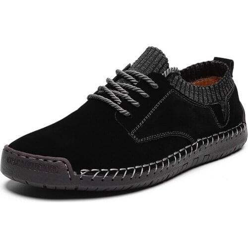 2021 Spring New Splicing British Casual Shoes Outdoor Sports Shoes Fashion Popular Large Size Flat-bottom Low-top Mens Shoes