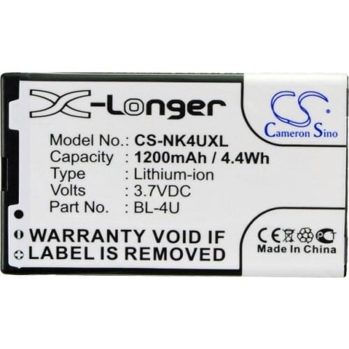 Cameron Sino 1200mAh Battery for BLU EZ2Go,Myphone 8930 9005 1080 8920 9010 9015TV,Vertu Constellation Ayxta,N4U85T,BL-4UV