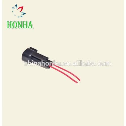 Free shipping 4 pcs Fuel Injection male Connector for EV6 male connector with cable Injector plug auto wire harness