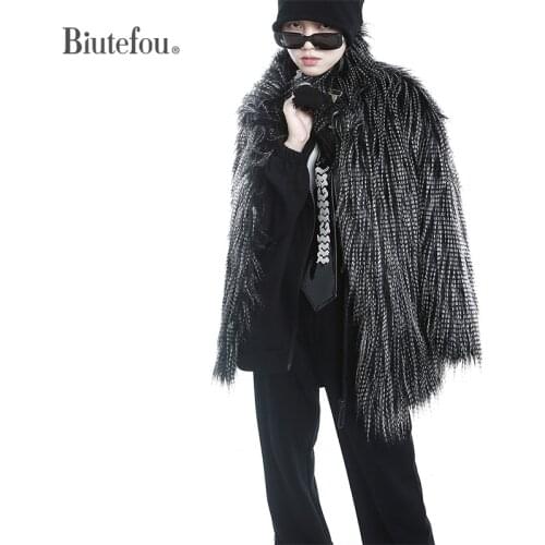 Biutefou Women's Jackets With Fur