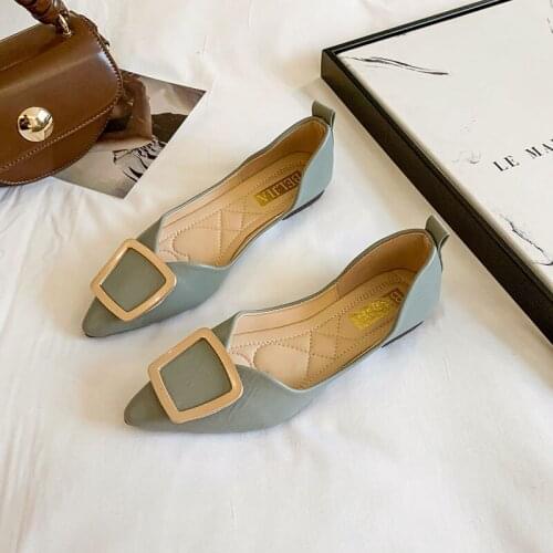 Womens Shoes 2021 Summer Slippers Fashion Casual Mules Office Ladies Low Heels Female Sandals Pu leather Elegant Woman Shoes