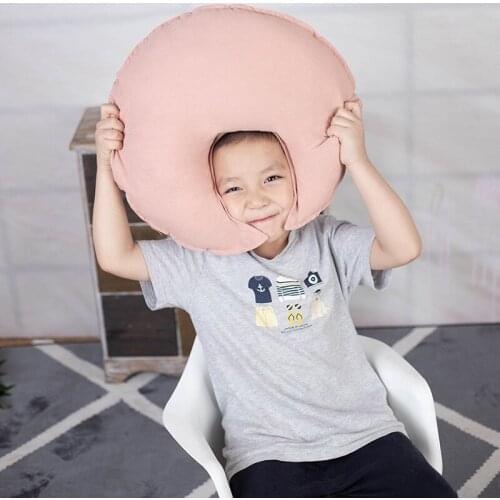 Northern Europe Style Simple Moon Throw Pillow Plush Toy Children Room Seat Cushion Tent Decoration Props