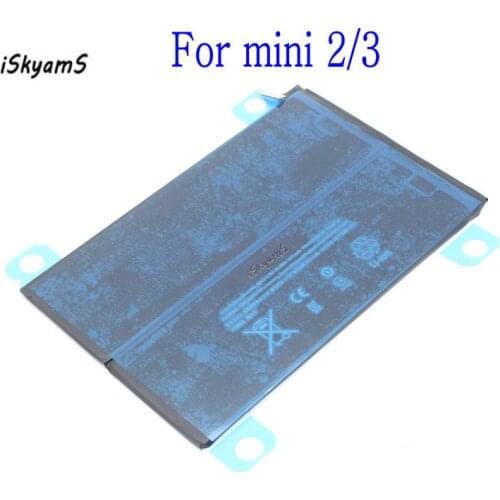 ISkyamS 1x 6471mAh 0 zero cycle Replacement Battery For iPad mini 2 / 3 A1489 A1490 A1491 A1512 A1599 A1600 2nd 3rd Generation