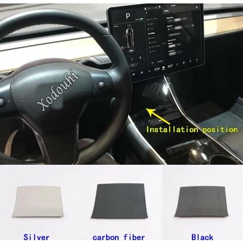 Car Cover Control Socket Charge Cigarette Smoke Lighter Switch Frame Lamp Stick Trim For Tesla Model 3 Model3 2018 2019 2020