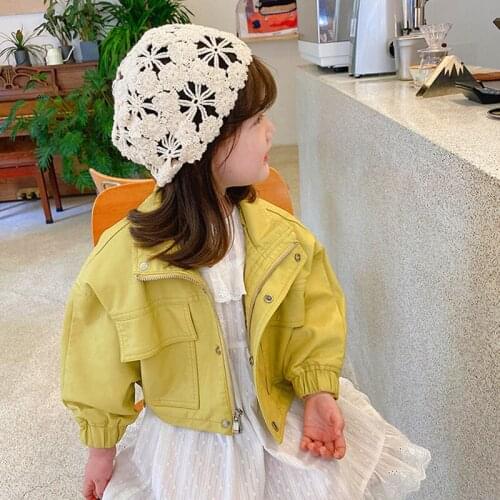 PU Jacket Spring Autumn Coat Outerwear Top Children Clothes School Kids Costume Teenage Girl Clothing High Quality
