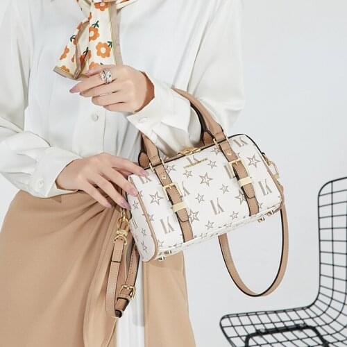 2021 New Brand Fashion Printed Leather Handbag Casual Shoulder Messenger Big Bags Women Chain Purse & Trendy Designer Handbags