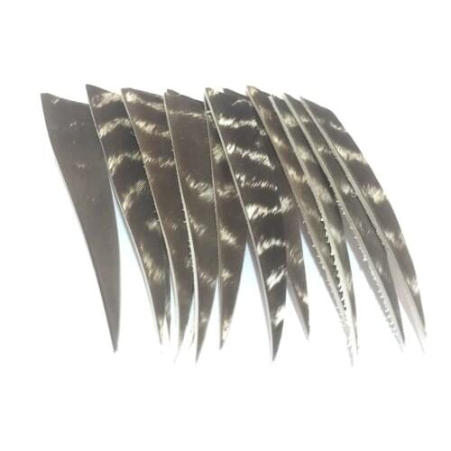 Hunting arrow fletching turkey feathers, arrow feathers, arrow vane 5 inches shiled 100pieces/lot