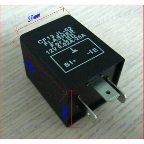 For car and motorcycle Universal LED flasher relay / 12V 3 feet CF13 Flashers
