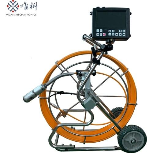 Vicam 360 degree rotating pipeline video inspection camera with 120m cable V8-3288PTN-1