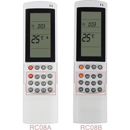 New RC08B RC08A air Conditioner remote control Replacement For airwell electra gree they are Different functions
