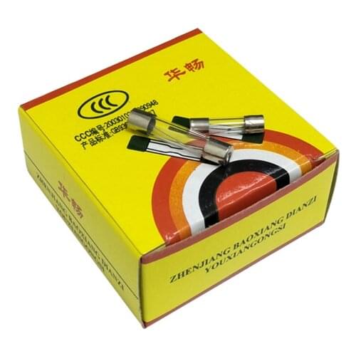 100PCS FUSE 10A 250V 10A/250V 6*30 6x30MM 6*30mm 6*30-F10A Glass Insurance Tube Safety