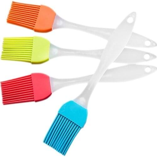 4pcs Pastry Baking BBQ Picnic Oil Cream Cooking Painting Bread Basting Brush Natural Bristle Cleaner Brush DIY Kitchen Tool