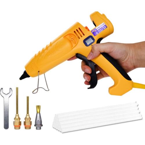 60W ~ 500W Professional Hot Melt Glue Gun ,Pure Copper nozzle, Adjustable temperature High Power Glue Gun use 11mm Glue Stick