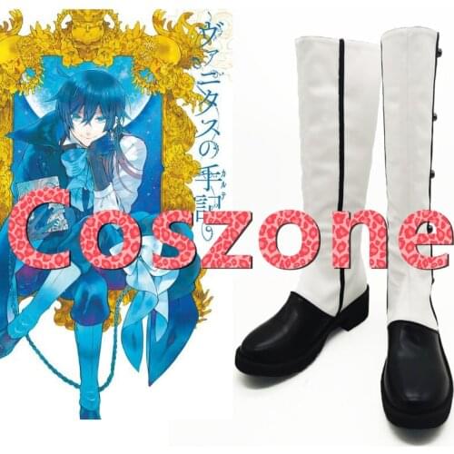 The Case Study of Vanitas Cosplay Shoes Boots Halloween Carnival Cosplay Costume Accessories