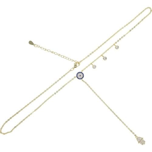 Collier Rushed Collares New Arrived gold Color Charm Cz Drop Disco Tear Sparking Fashion Sexy Women Jewelry Long Lariat Necklace