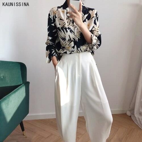 Женские брюки широкие KAUNISSINA China At AliExpress