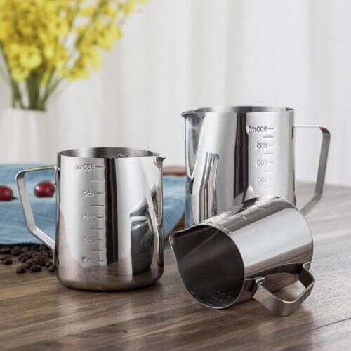 350/550/900ml Stainless Steel Milk Frothing Jug Espresso Coffee Pitcher Craft Coffee Latte Milk Frothing Jug Pitcher