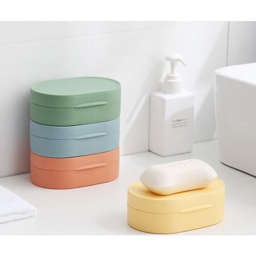 Multifunctional Travel Bathroom Dish Plate Case Home Shower Travel Hiking Holder Container Soap Box Plastic Soap Box Soap Rack