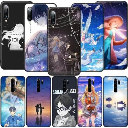 GX259 Your lie in April Soft Silicone Case for Redmi Note 4X 5 5A Prime 6 6A 7 7A 8 8A 8T 9 9A 9C 9S Pro Lite