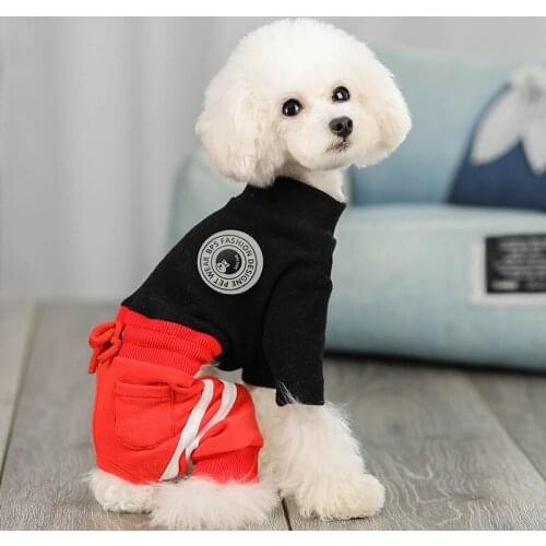 Dog Clothes Winter Warm Pet Dog Jacket Coat Puppy Chihuahua Clothing Splicing Sweater Small Medium Dogs Puppy Yorkshire Outfit