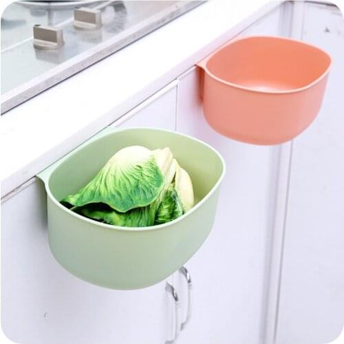 Cabinet Trash Hanging Storage Rack Debris Storage Holder Multifunction Kitchen Storage Box Organize Kitchen Storage Accessories