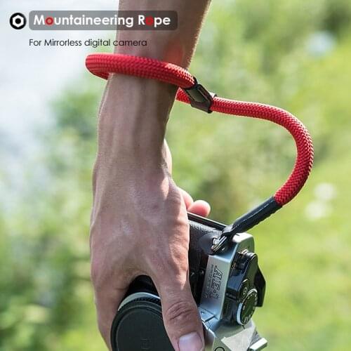 Camera SLR Mountaineering Nylon Rope Camera Wrist Strap Belt for Mirrorless Digital Camera Leica Canon Nikon Olympus Pentax Sony