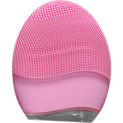 Silicone Face Cleansing Brush Electric Face Cleanser Ultrasound Facial Cleanser Skin Deep Cleansing Washing Face Massage Brush