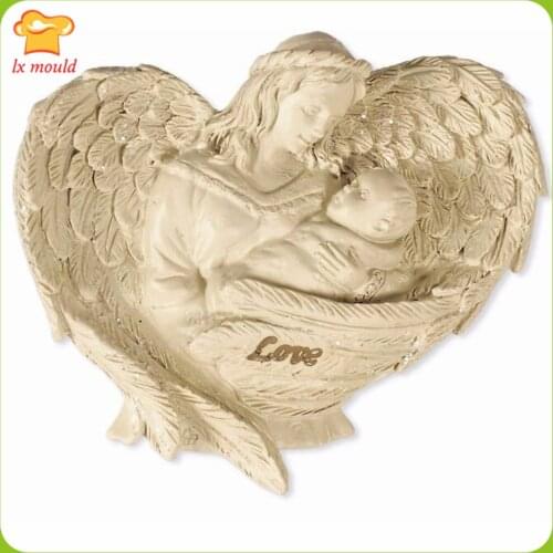 Love Angel Silicone Moulds Cake Decoration DIY Fondant Silicone Molds