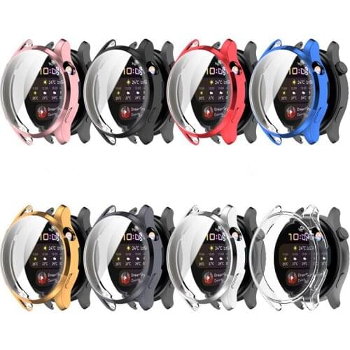 Watch Case Glass For Huawei Watch 3/3 Pro Soft TPU Case Full Coverage Protective Cover For Huawei watch 3 pro Screen Protector
