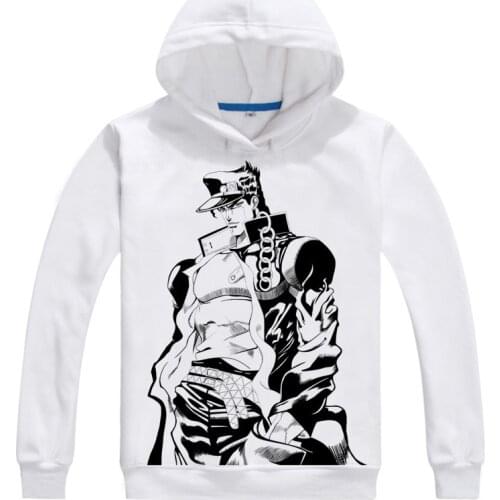 New JoJos Bizarre Adventure Hoodie Autumn Winter Jojo Cosplay Coat Lover Anime Casual Teenagers Men Women Sweatshirts